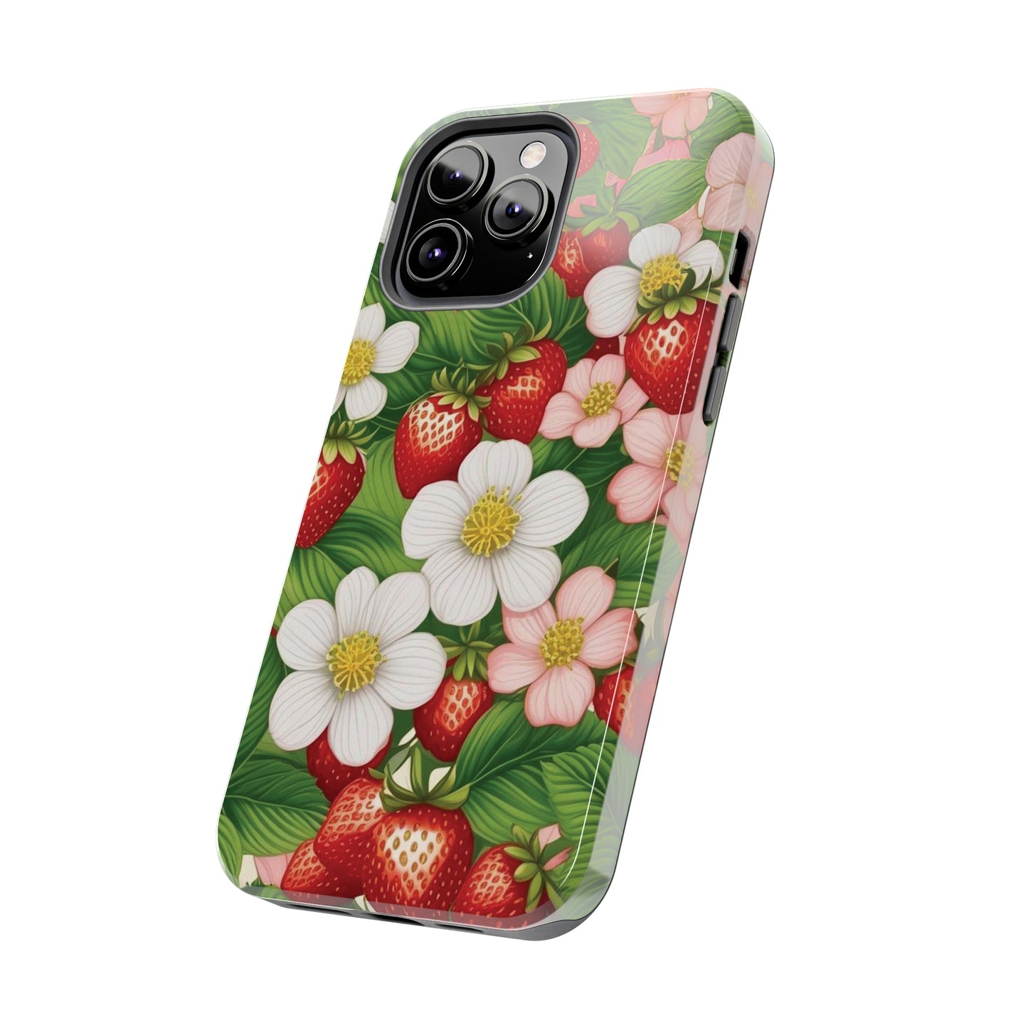 Tough Phone Cases in Strawberry Dreams Pattern