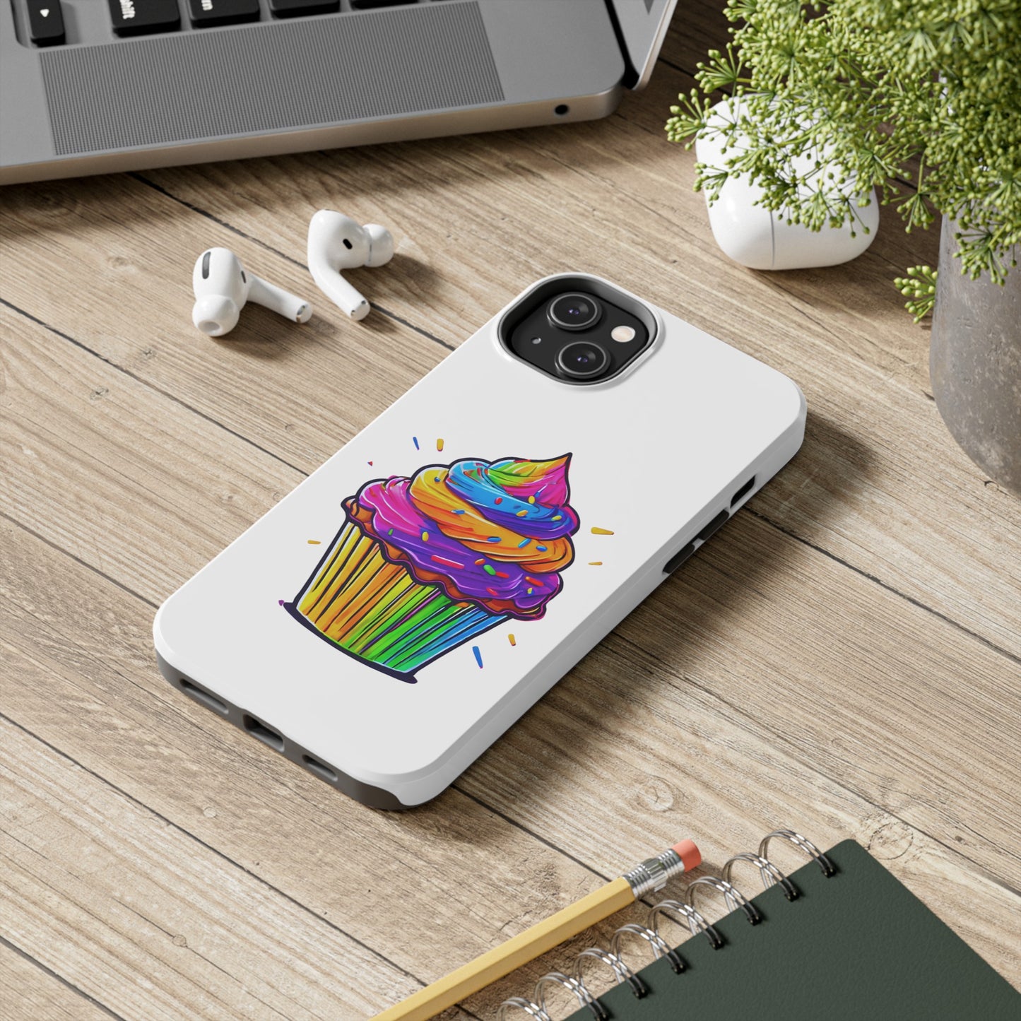 Neon Cupcake Tough Phone Cases
