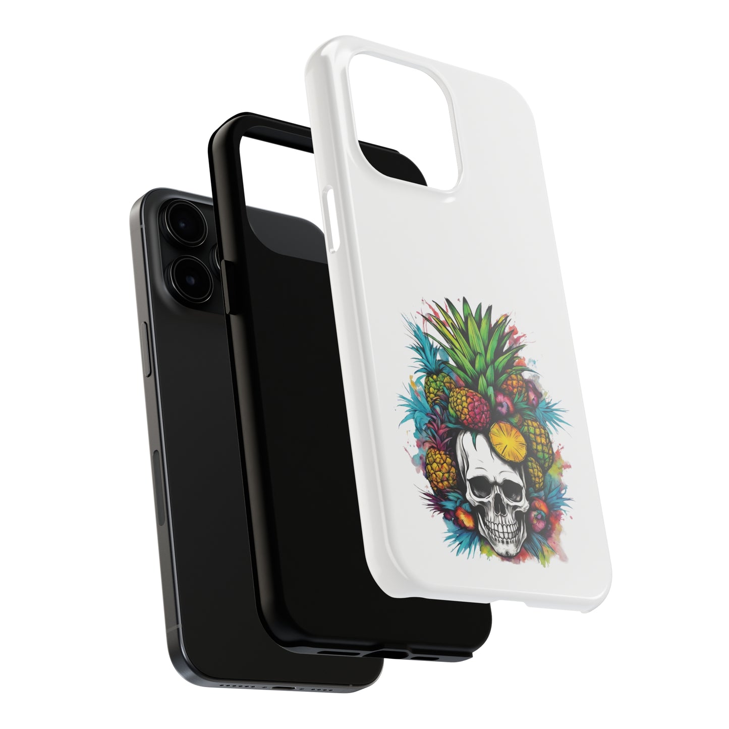 Colorful Mamba Skull Design Tough Phone Cases