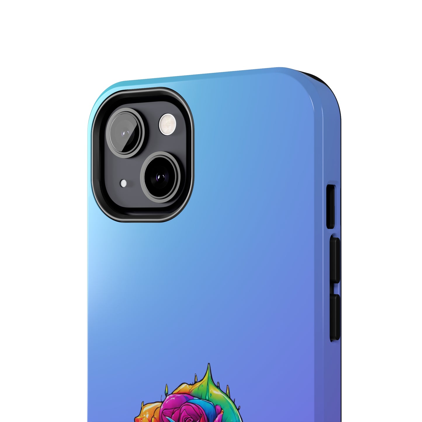 Rose Bleeding Colors Tough Phone Cases