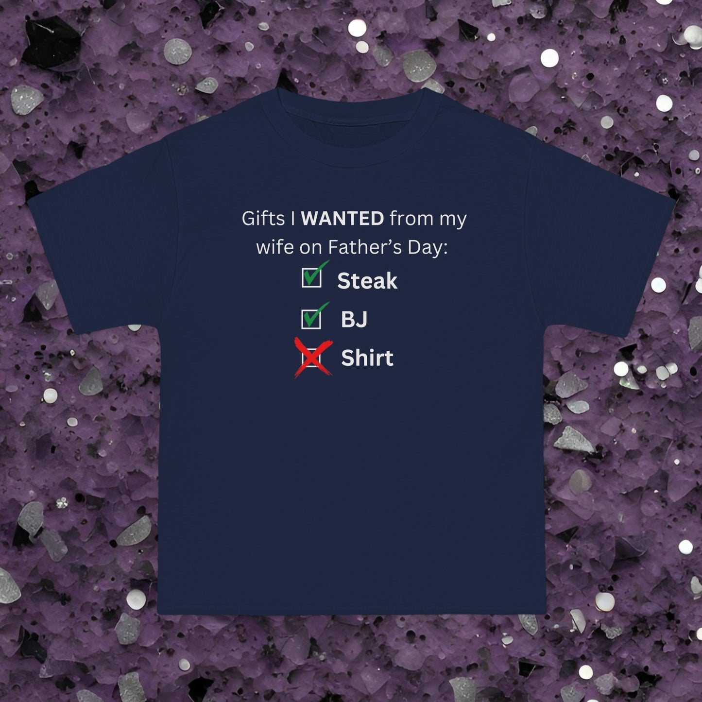 Checklist for Him Beefy-T® Short-Sleeve T-Shirt Dark