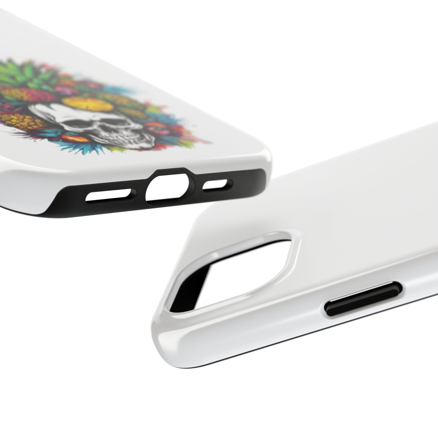Colorful Mamba Skull Design Tough Phone Cases