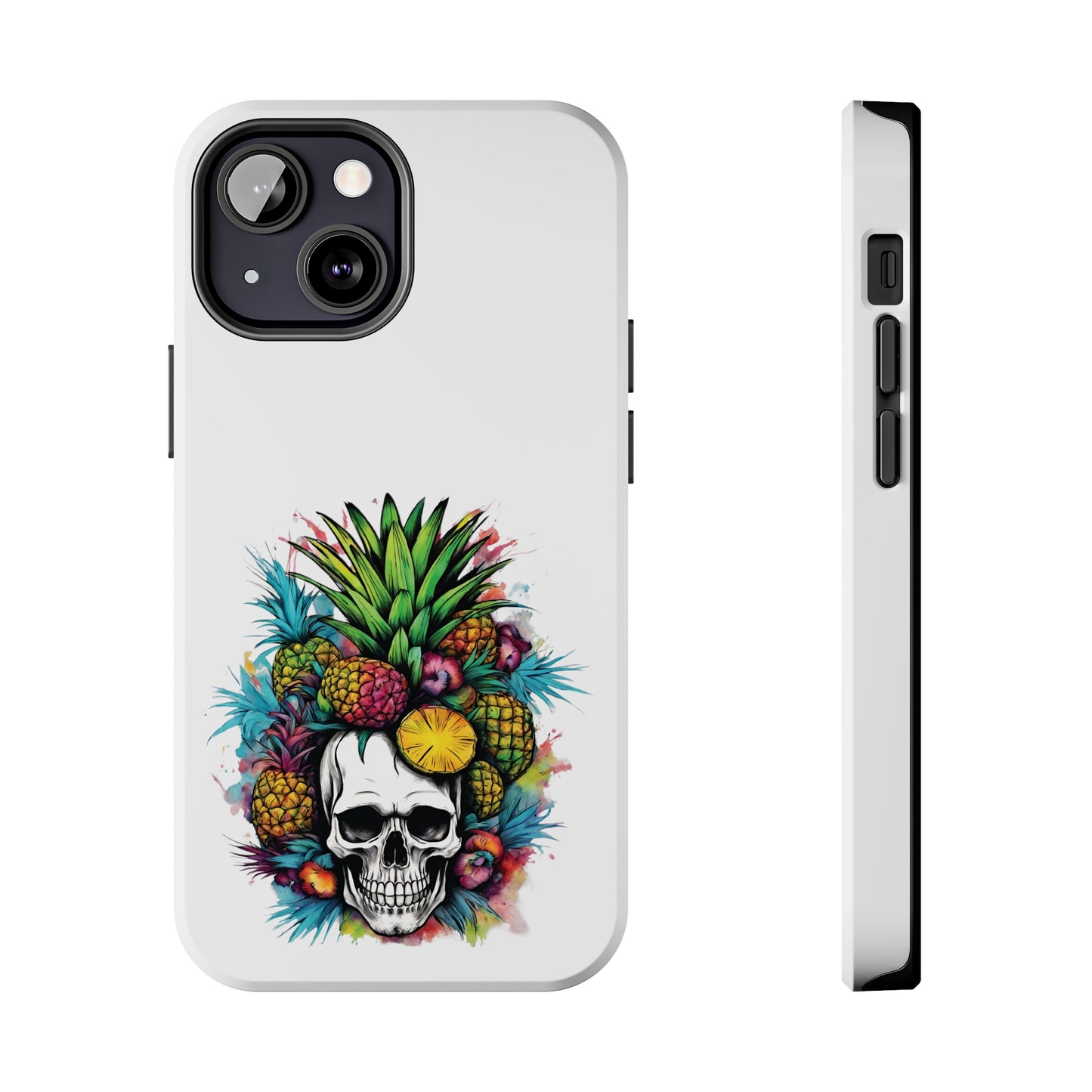Colorful Mamba Skull Design Tough Phone Cases
