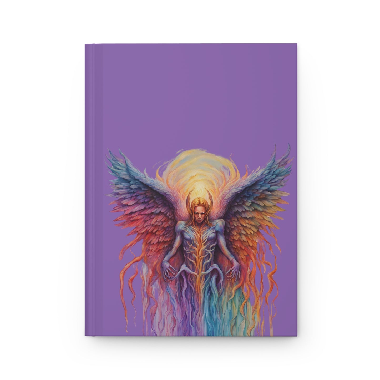 Angel on Light Purple Hardcover Journal Matte