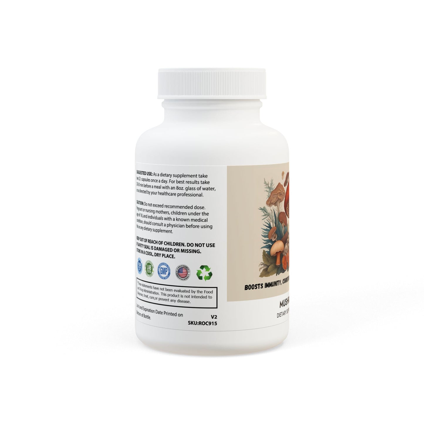 Mushroom Blend Supplement (60 Capsules)