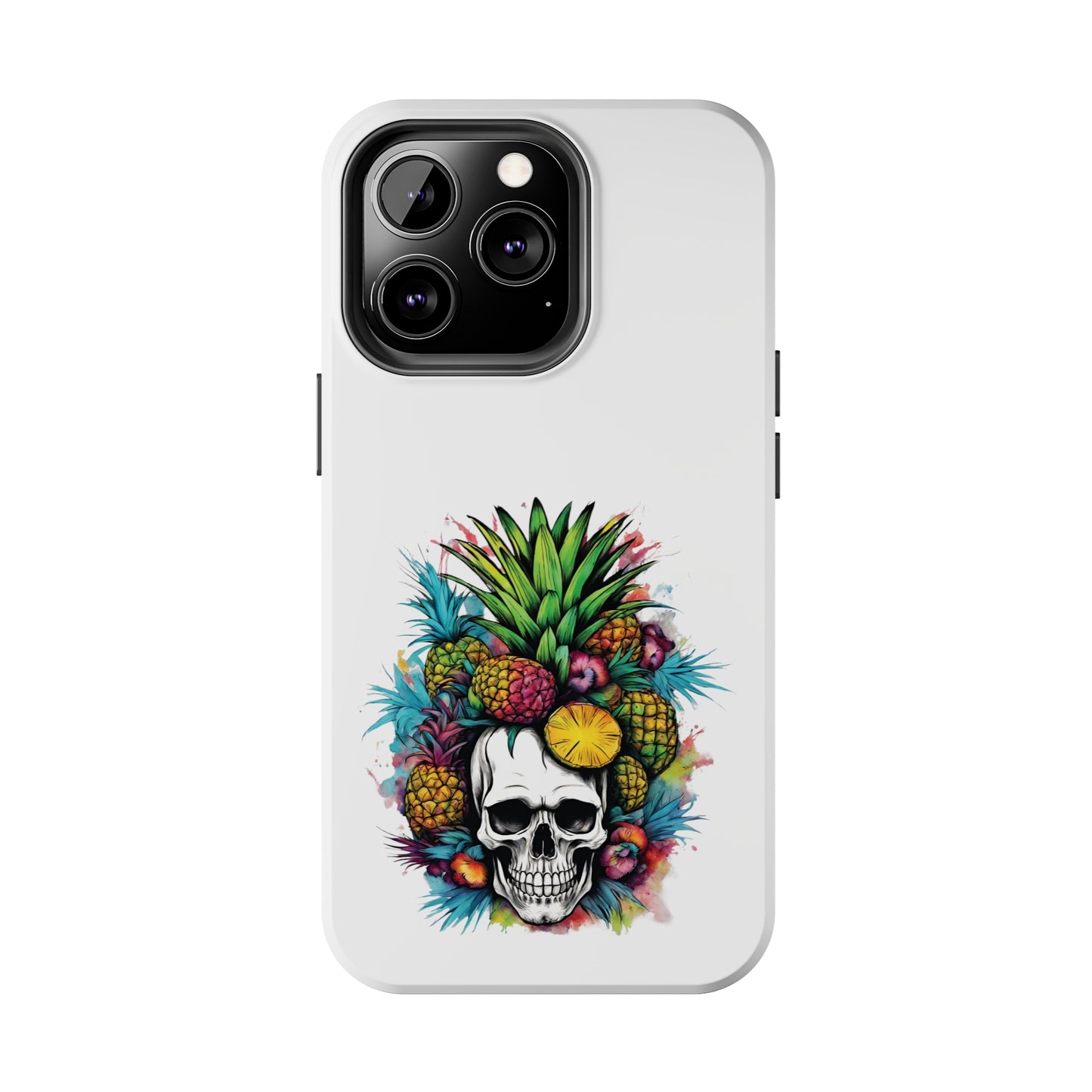 Colorful Mamba Skull Design Tough Phone Cases