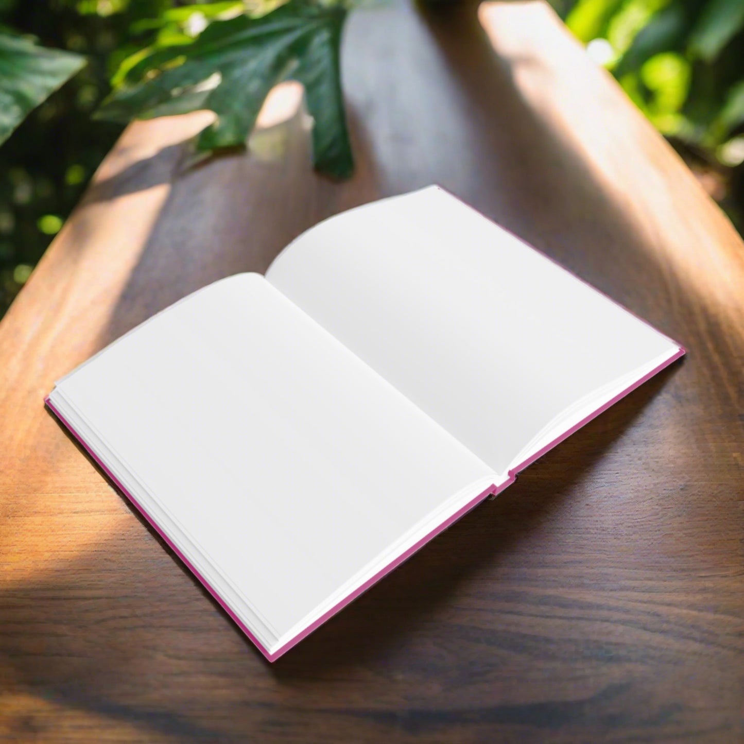 Colorful Mamba Skull on Pink Journal - Blank Tropical