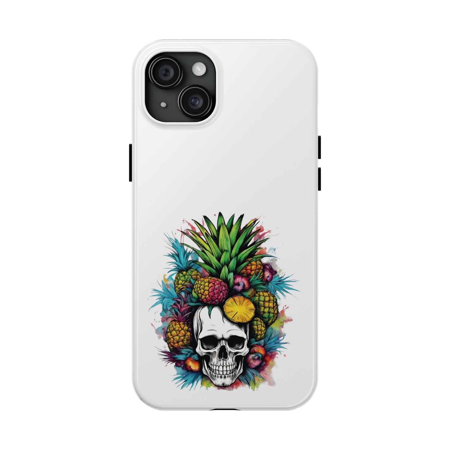 Colorful Mamba Skull Design Tough Phone Cases