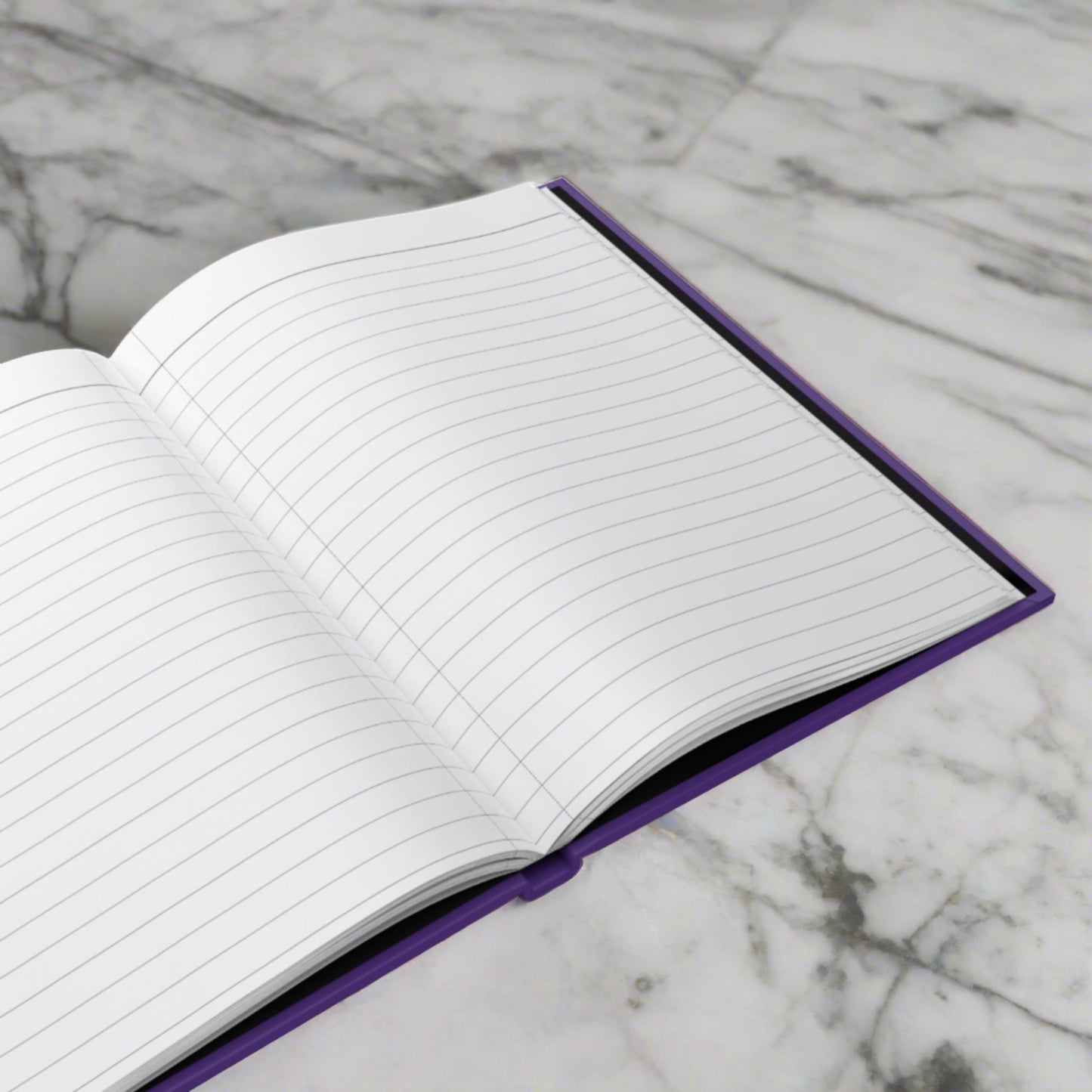 Neon Cupcake on Dark Purple Hardcover Journal Matte