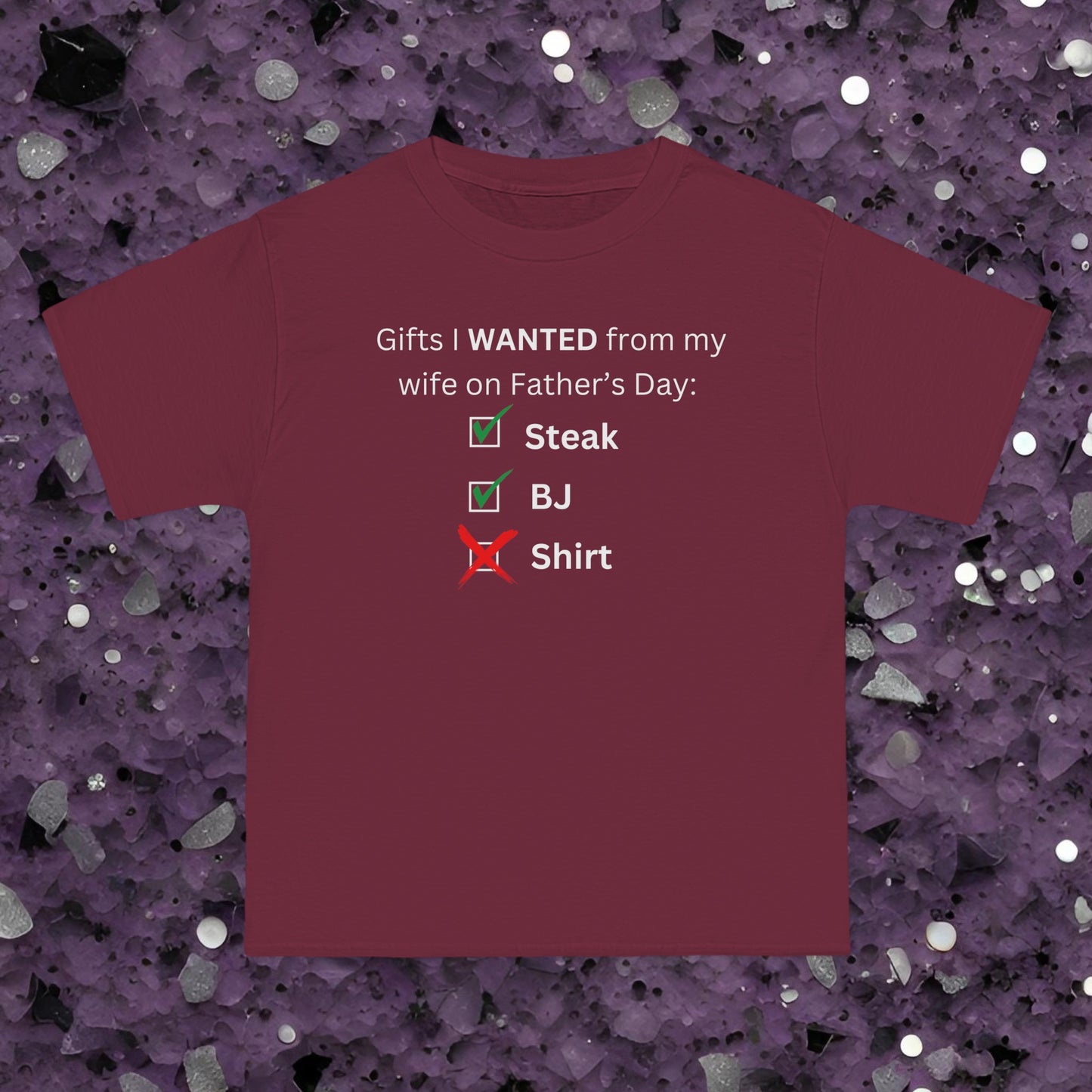 Checklist for Him Beefy-T® Short-Sleeve T-Shirt Dark