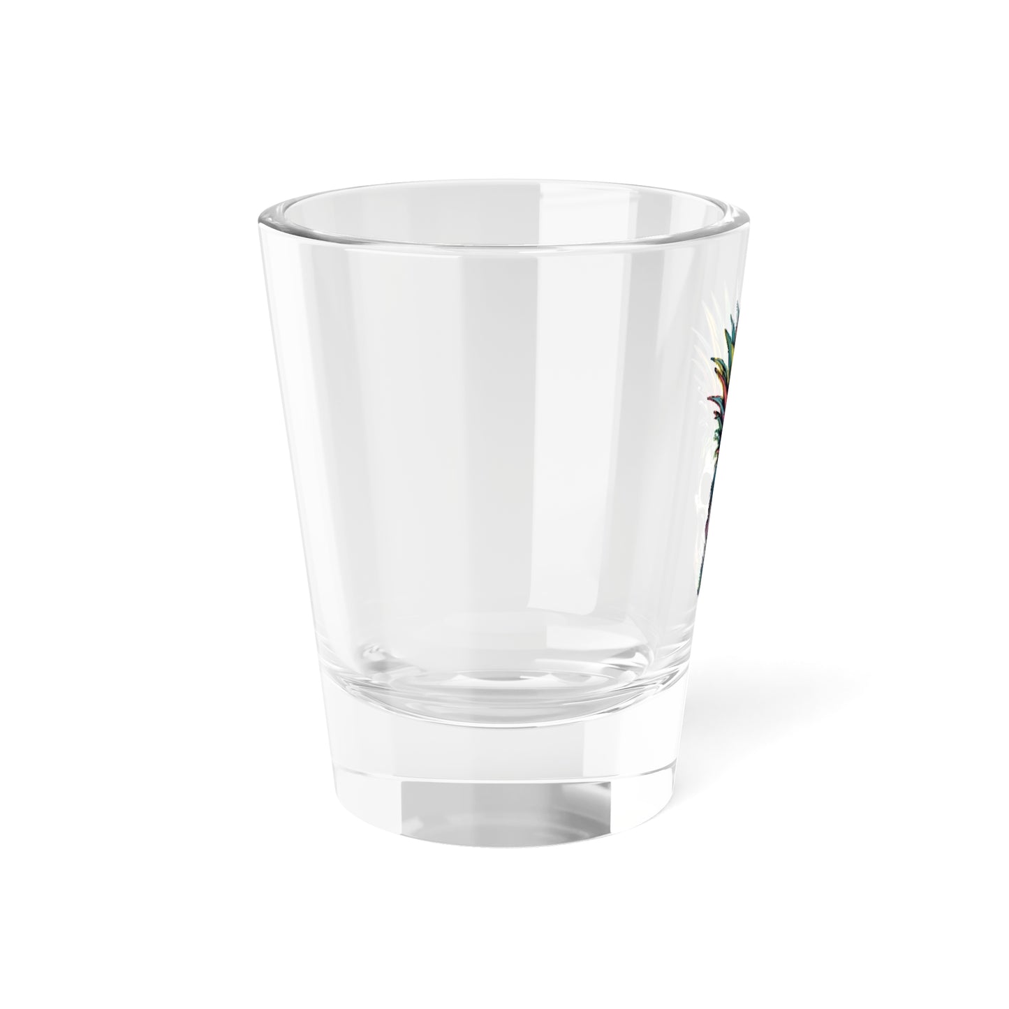 Colorful Pineapple Skull, Shot Glass, 1.5oz
