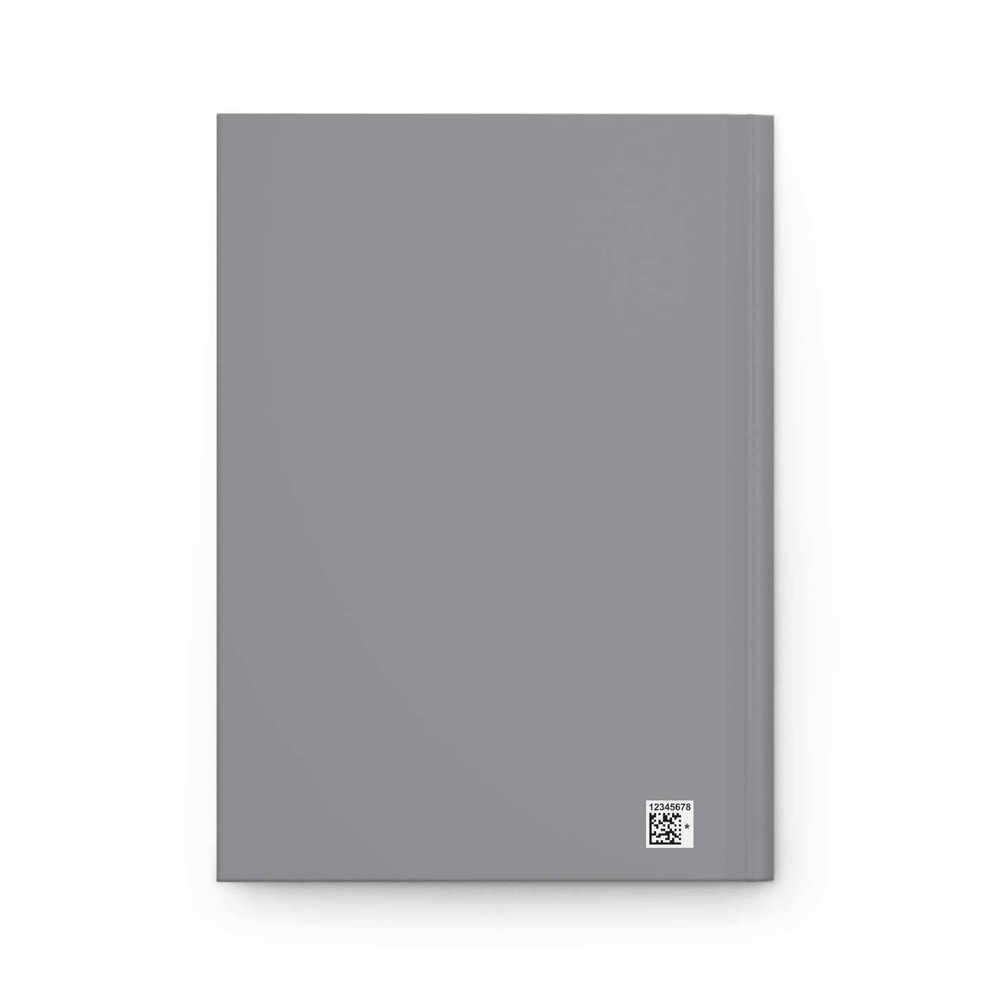 Colorful Pineapple Skull on Gray Hardcover Journal Matte