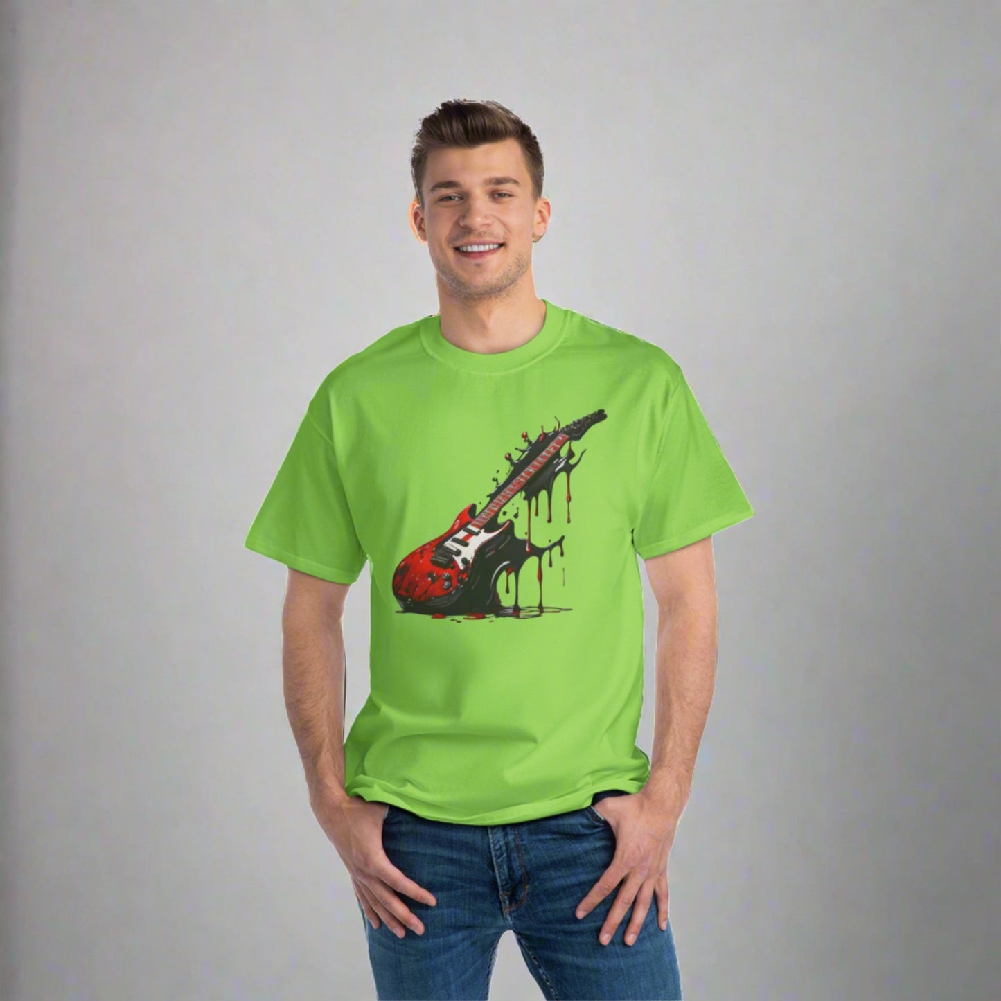 Splattered Guitar Beefy-T® Short-Sleeve T-Shirt