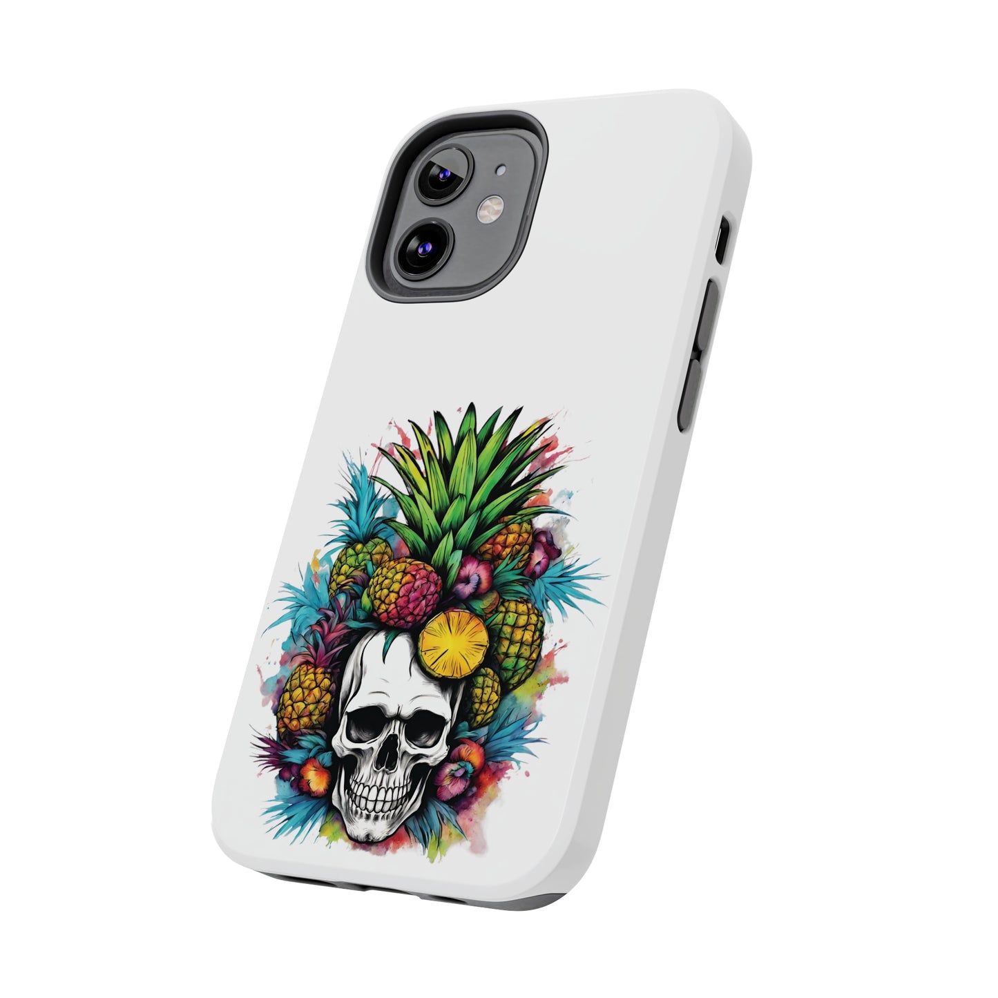 Colorful Mamba Skull Design Tough Phone Cases