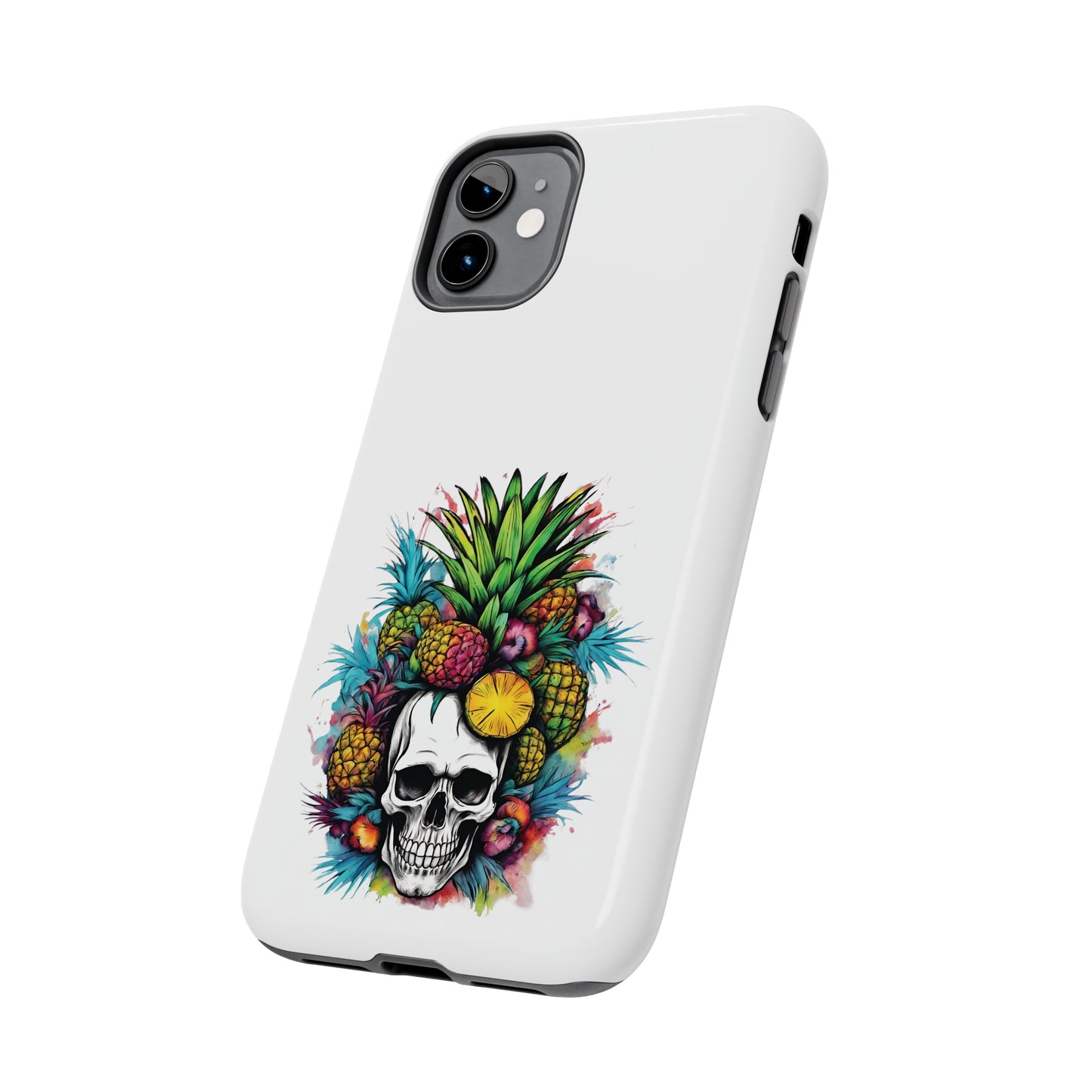 Colorful Mamba Skull Design Tough Phone Cases