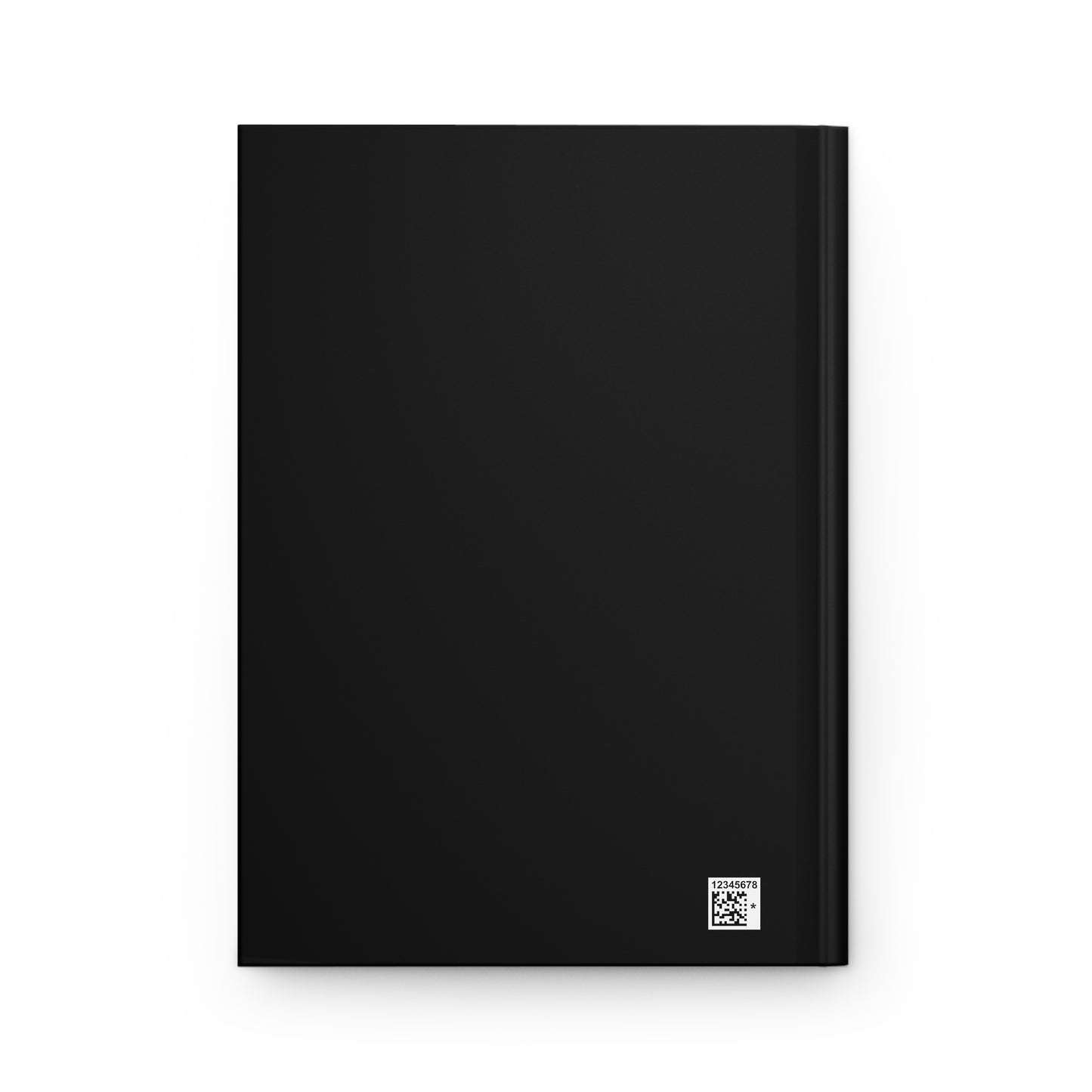 Tribal Wolf on Black Hardcover Journal Matte