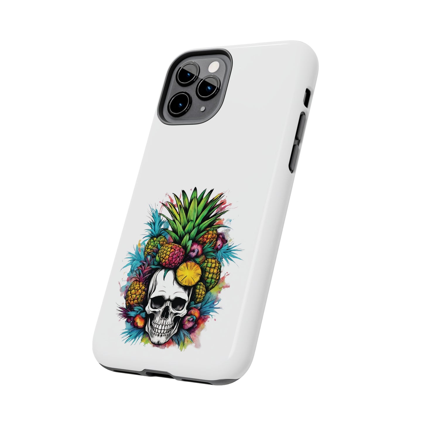Colorful Mamba Skull Design Tough Phone Cases
