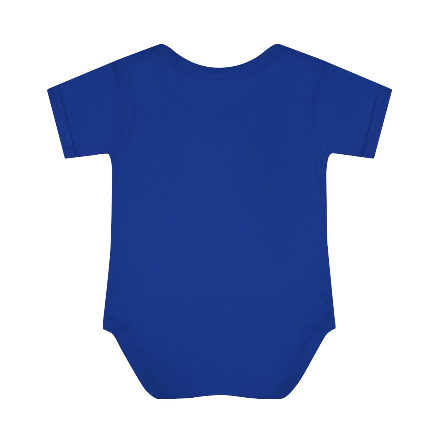 Blue "Mommy Loves Me" Infant Baby Rib Bodysuit Boys