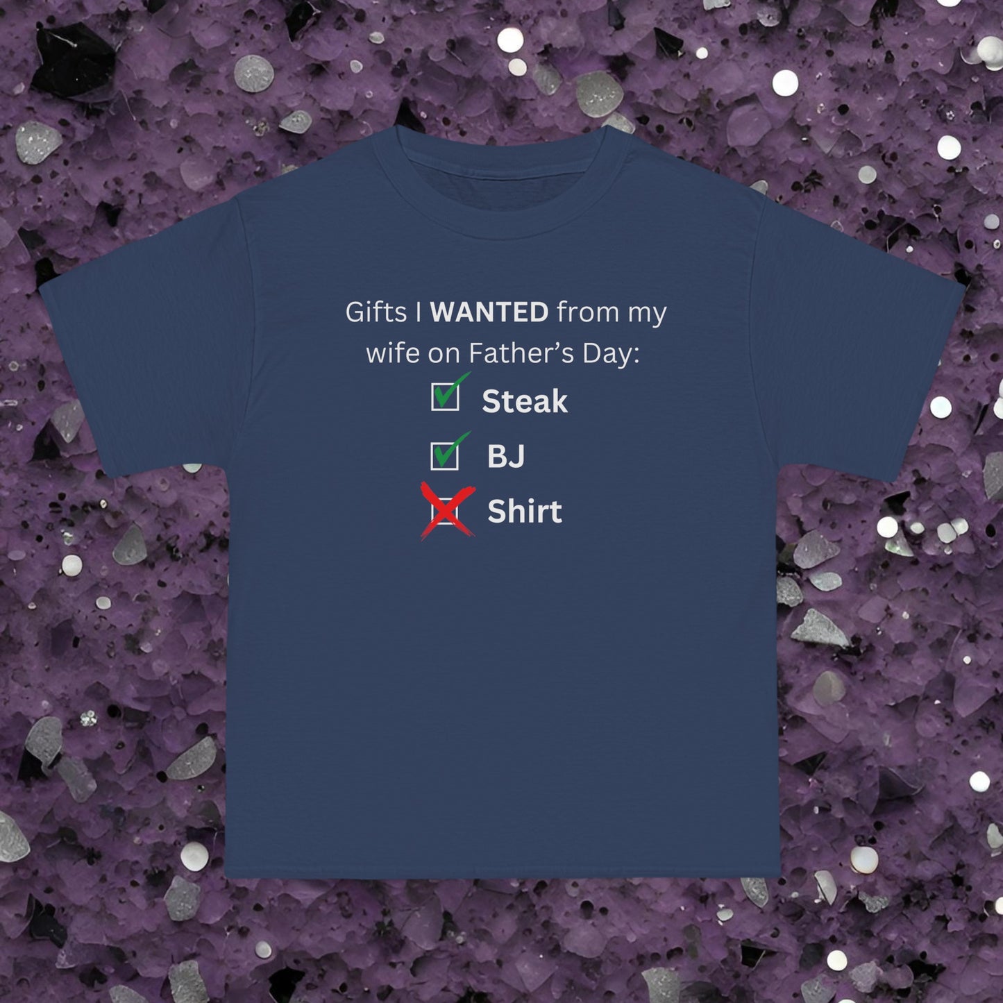 Checklist for Him Beefy-T® Short-Sleeve T-Shirt Dark