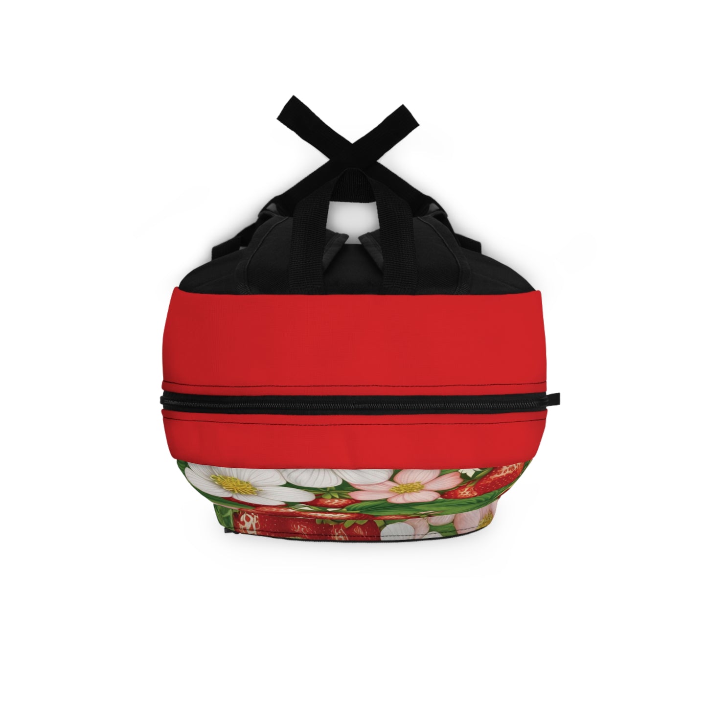 Red Backpack with Strawberry Dreams Design