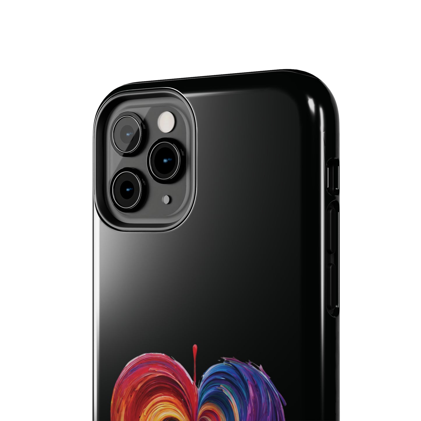 Heart Bleeding Colors Design Tough Phone Cases