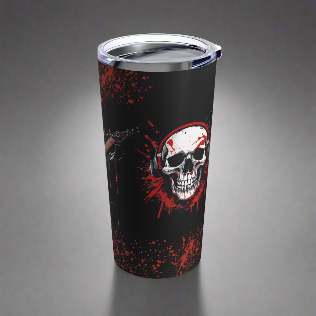 Rock N Roll Drip in Black Tumbler 20oz