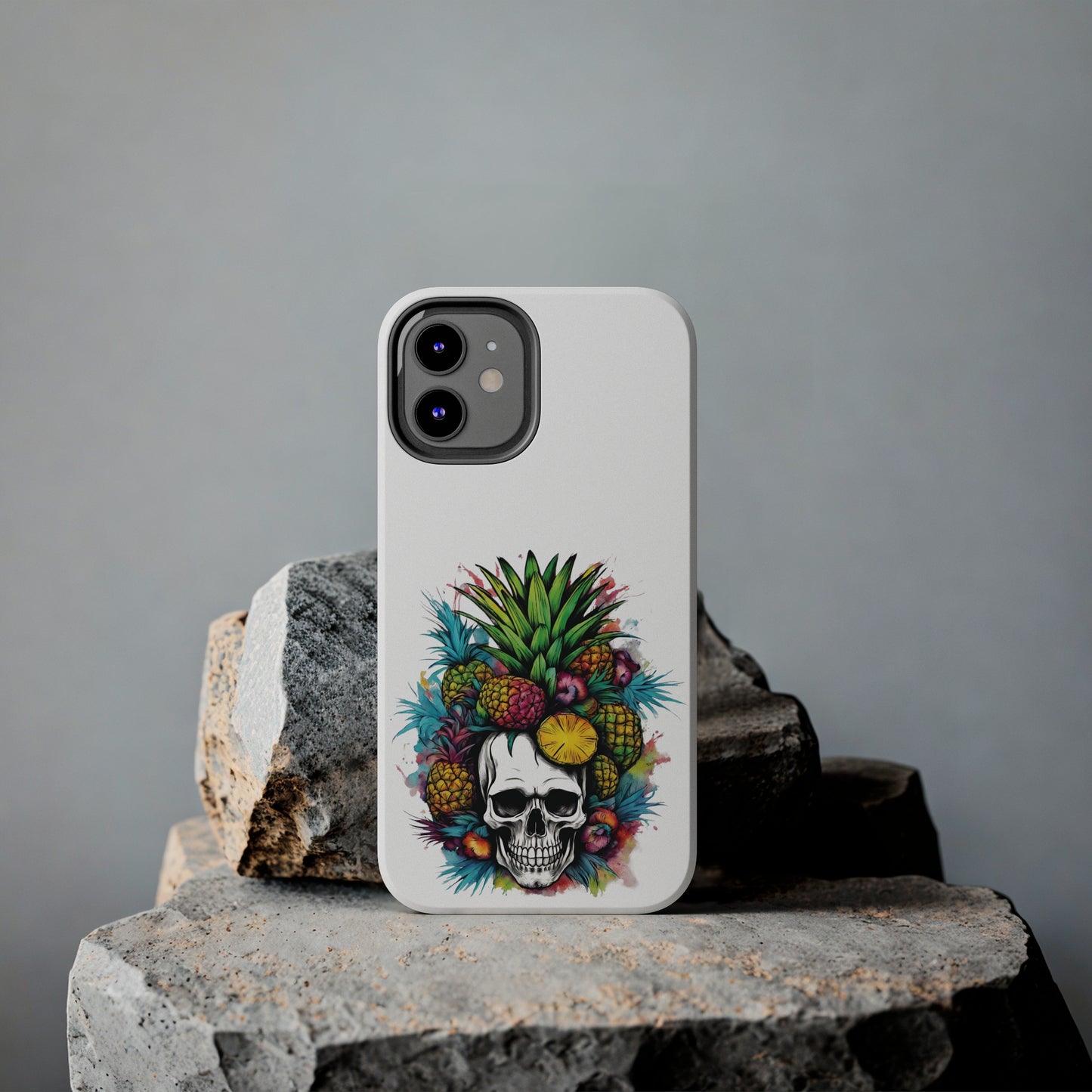 Colorful Mamba Skull Design Tough Phone Cases