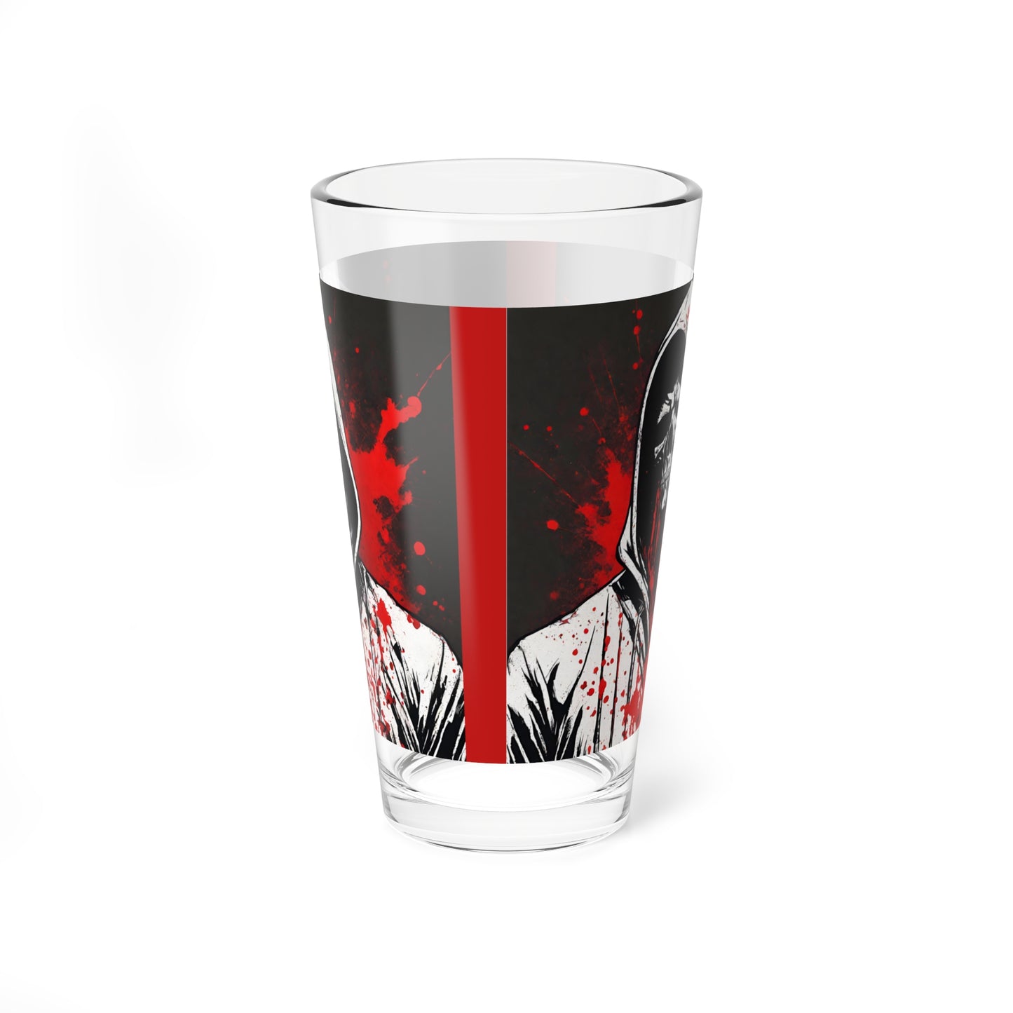 Death Hoodie Mixing Glass, 16oz Pint Glass