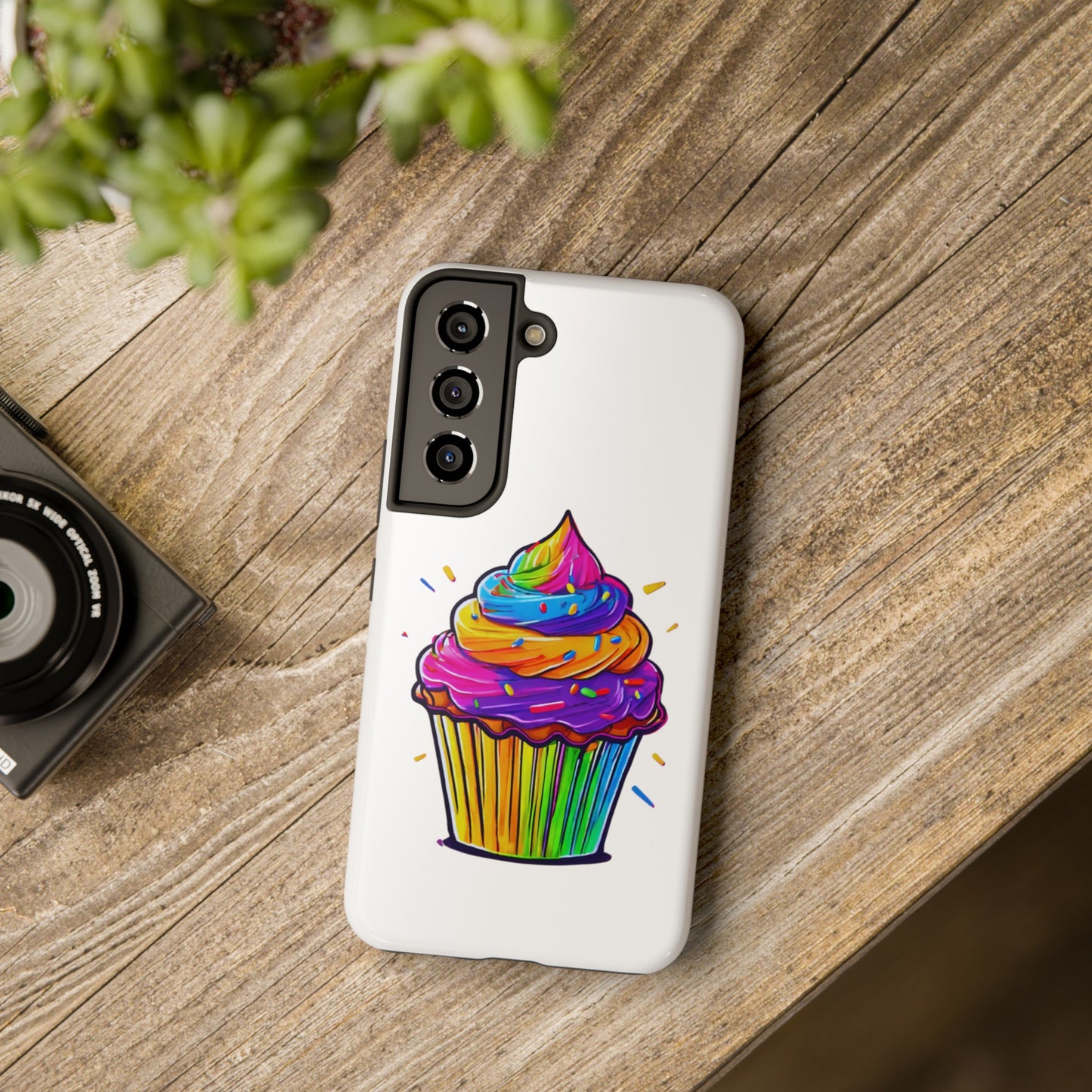 Neon Cupcake Tough Phone Cases