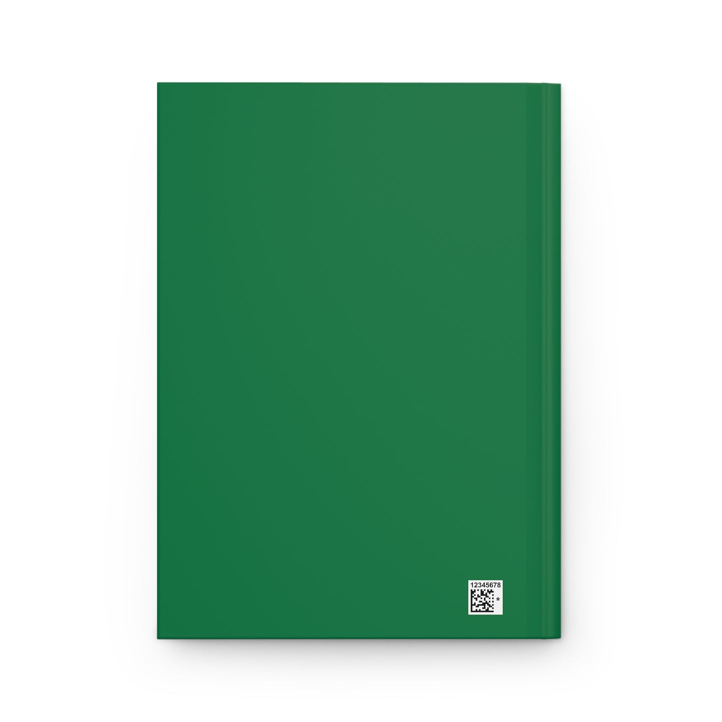 Neon Cupcake on Green Hardcover Journal Matte