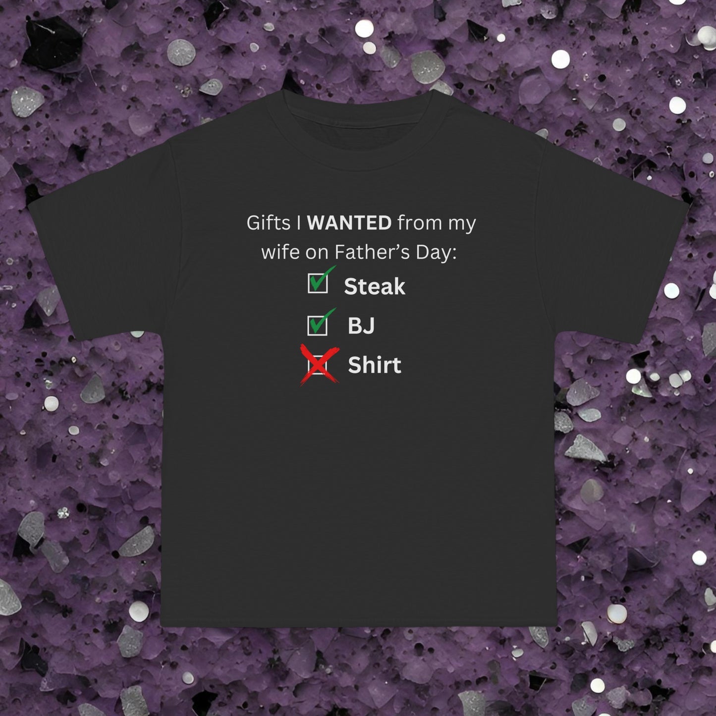 Checklist for Him Beefy-T® Short-Sleeve T-Shirt Dark