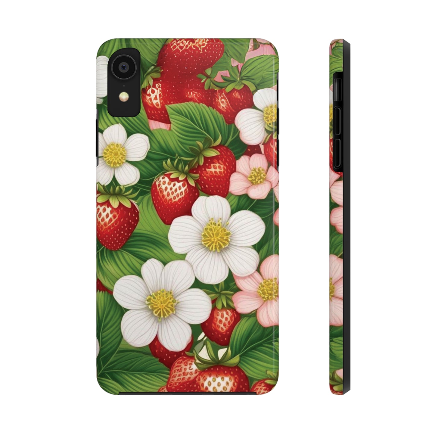 Tough Phone Cases in Strawberry Dreams Pattern