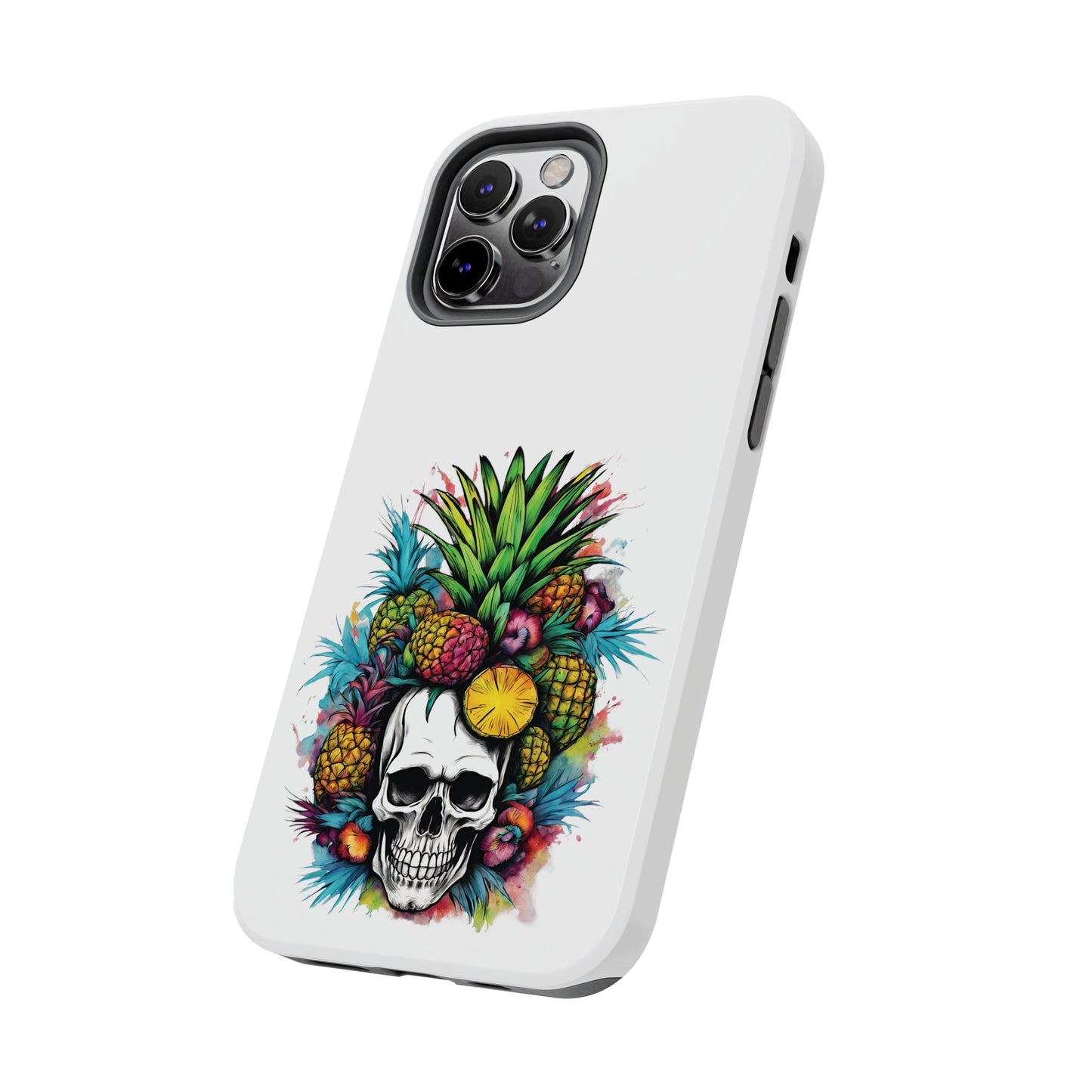 Colorful Mamba Skull Design Tough Phone Cases