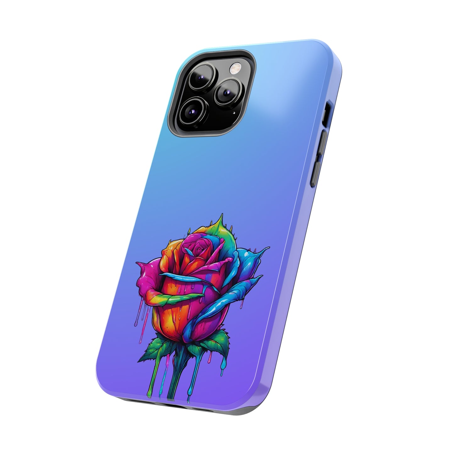 Rose Bleeding Colors Tough Phone Cases