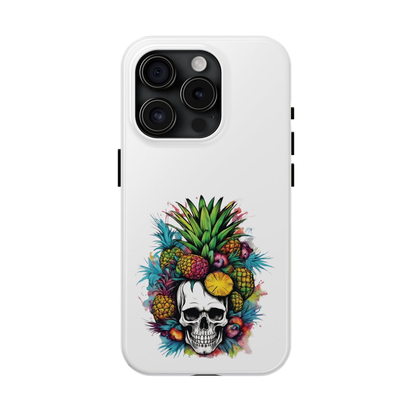 Colorful Mamba Skull Design Tough Phone Cases