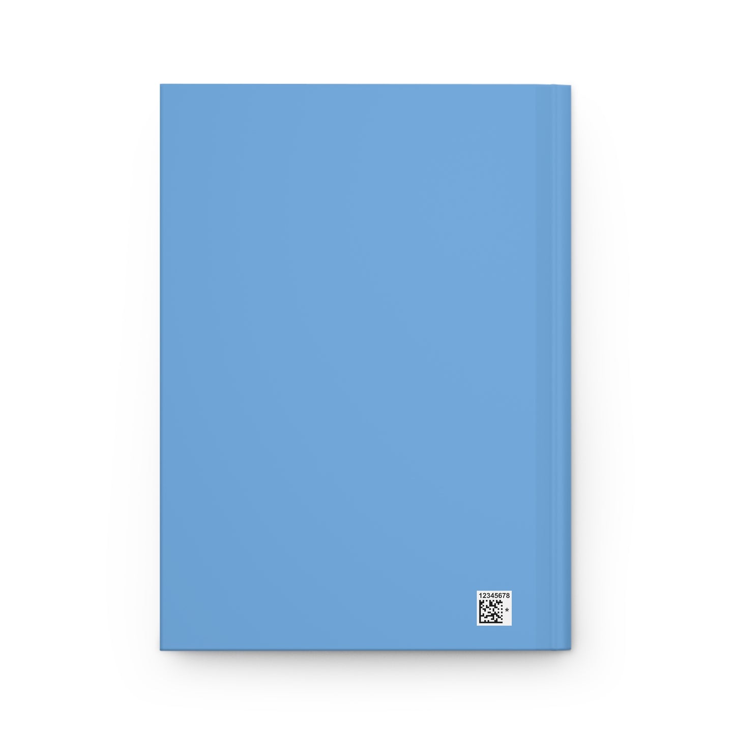 Neon Cupcake on Light Blue Hardcover Journal Matte