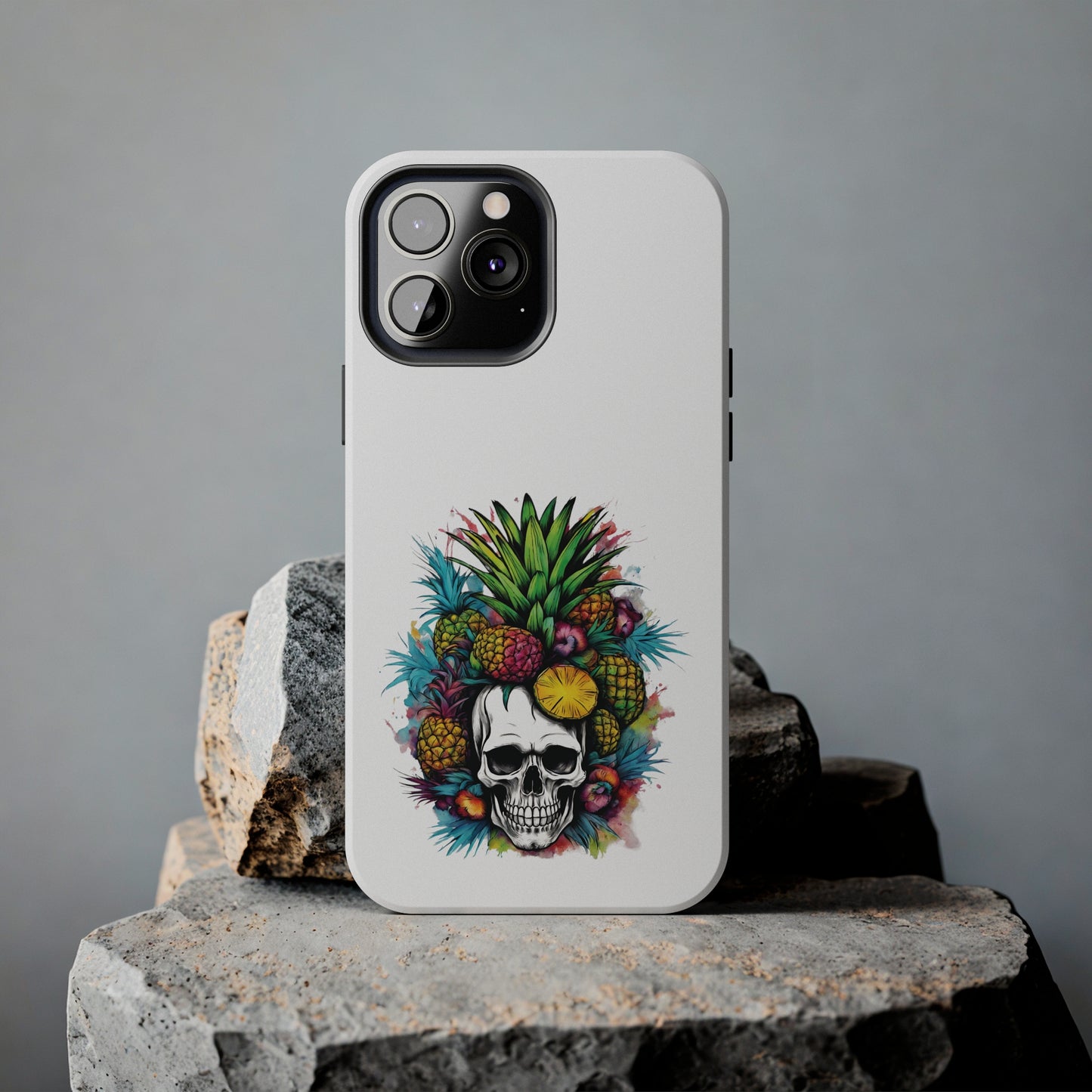 Colorful Mamba Skull Design Tough Phone Cases