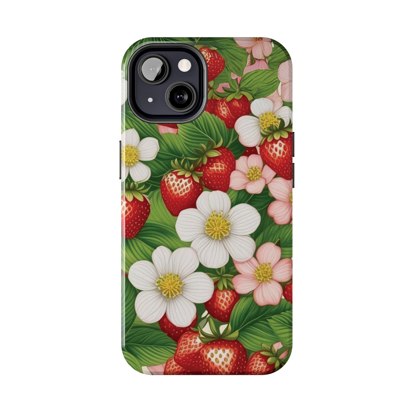 Tough Phone Cases in Strawberry Dreams Pattern
