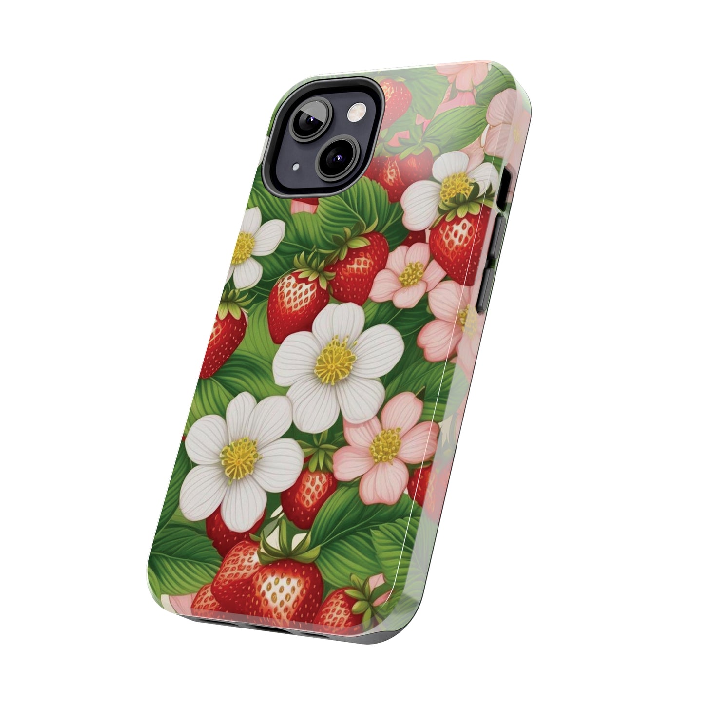 Tough Phone Cases in Strawberry Dreams Pattern