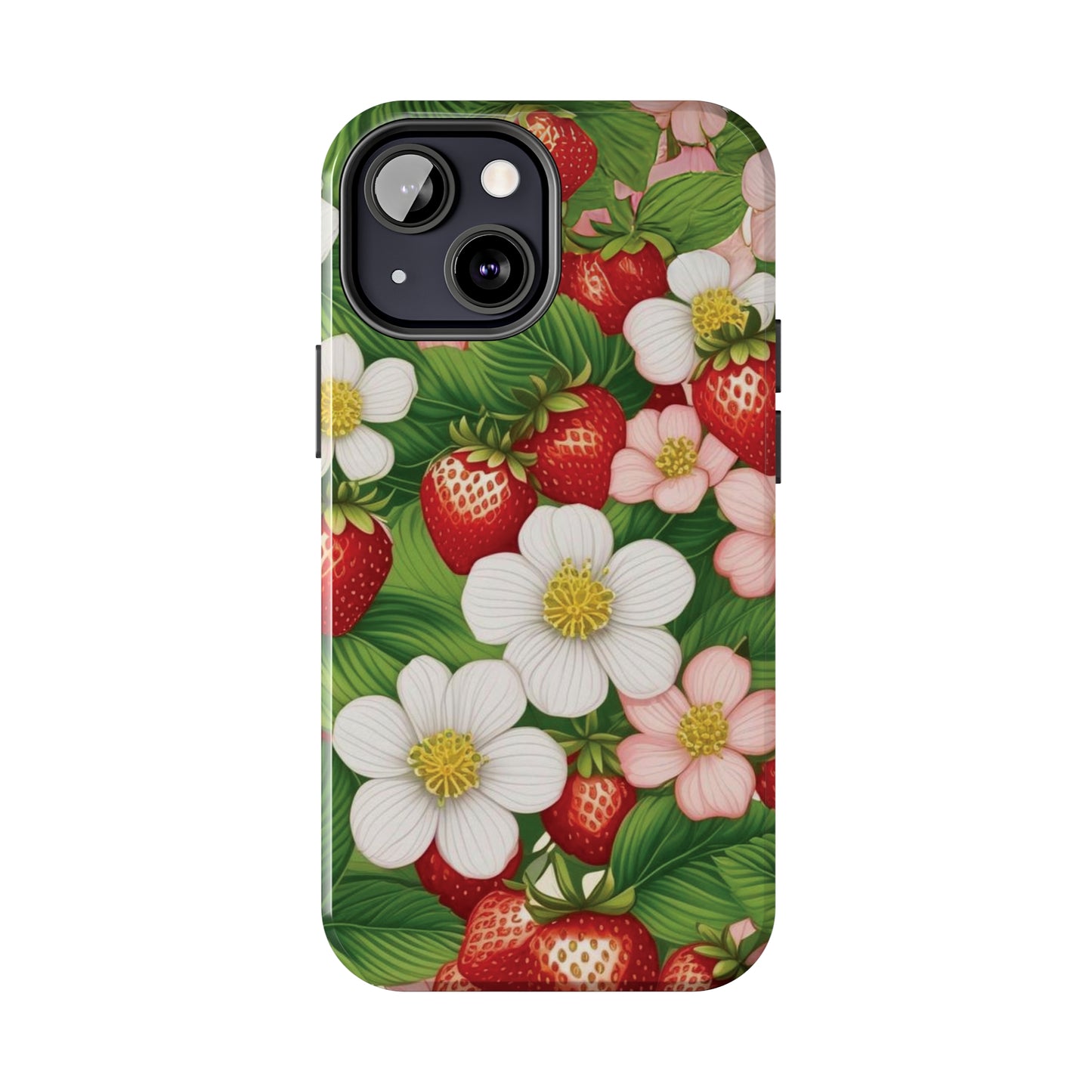 Tough Phone Cases in Strawberry Dreams Pattern