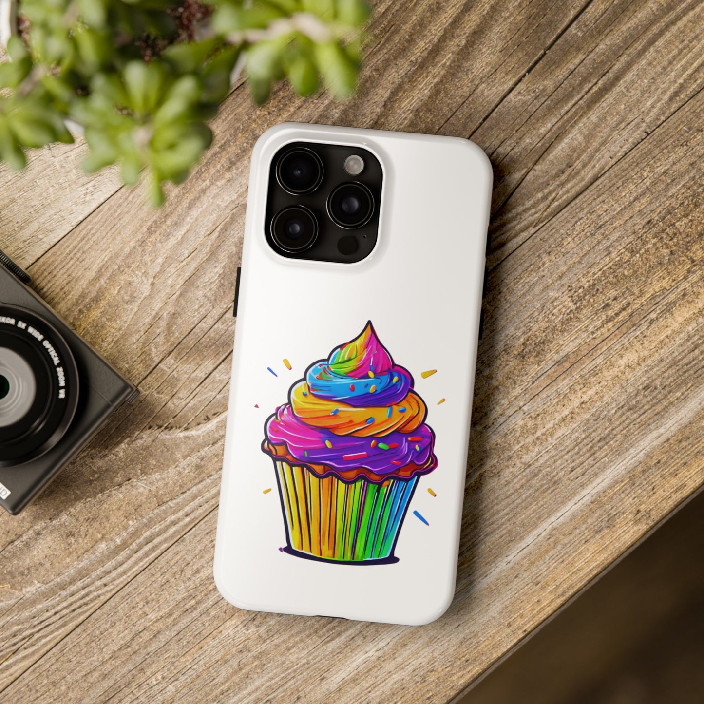 Neon Cupcake Tough Phone Cases
