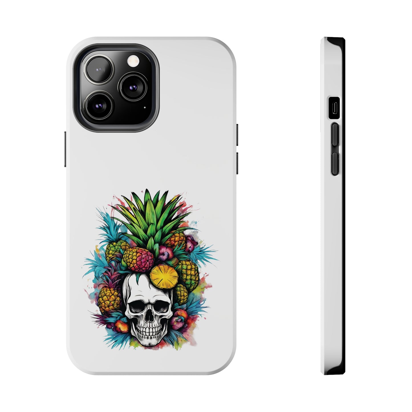 Colorful Mamba Skull Design Tough Phone Cases