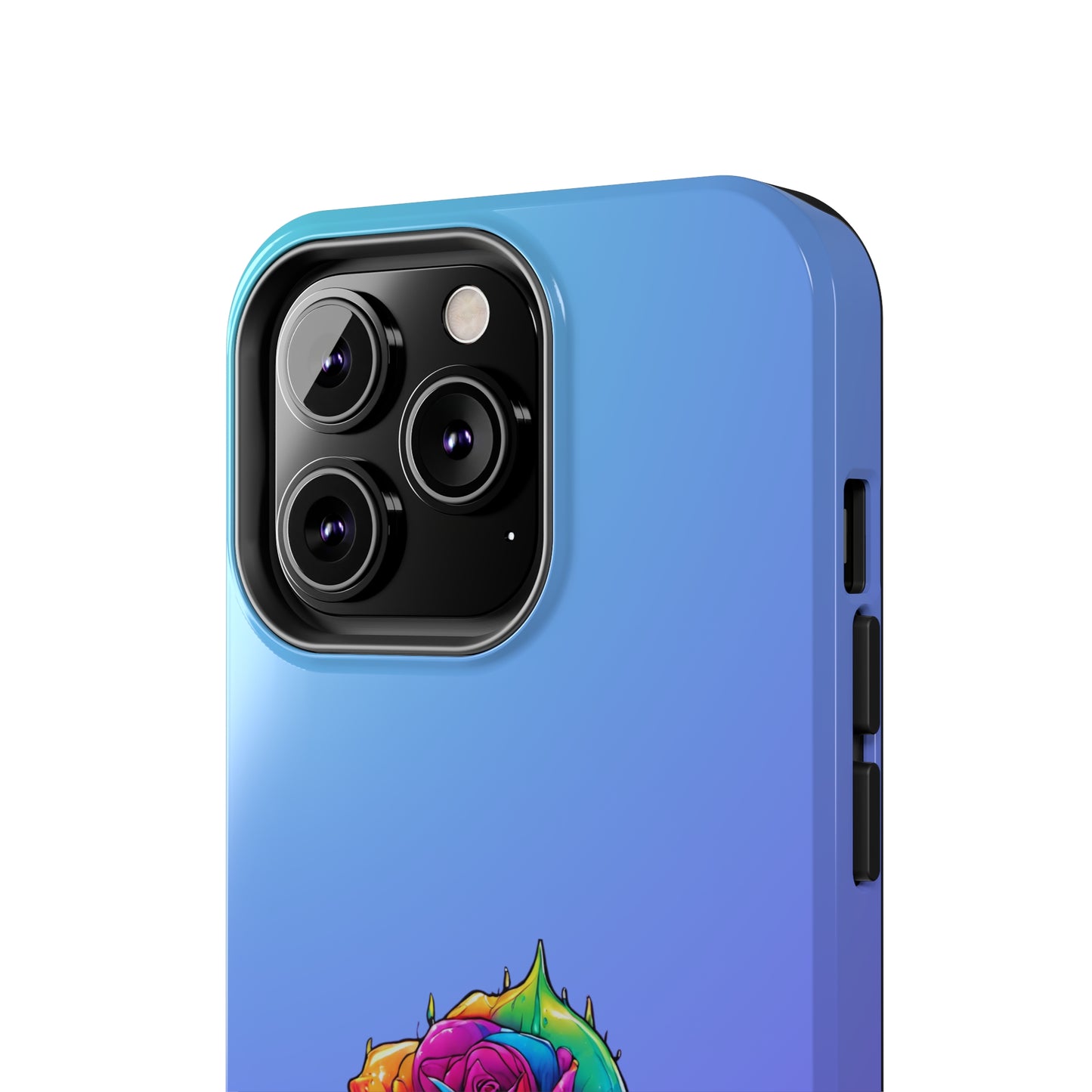 Rose Bleeding Colors Tough Phone Cases