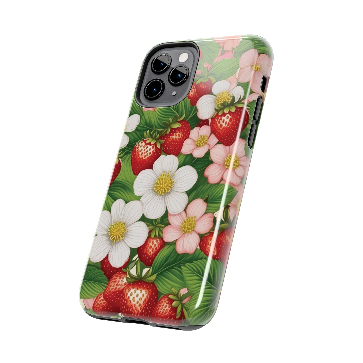Tough Phone Cases in Strawberry Dreams Pattern