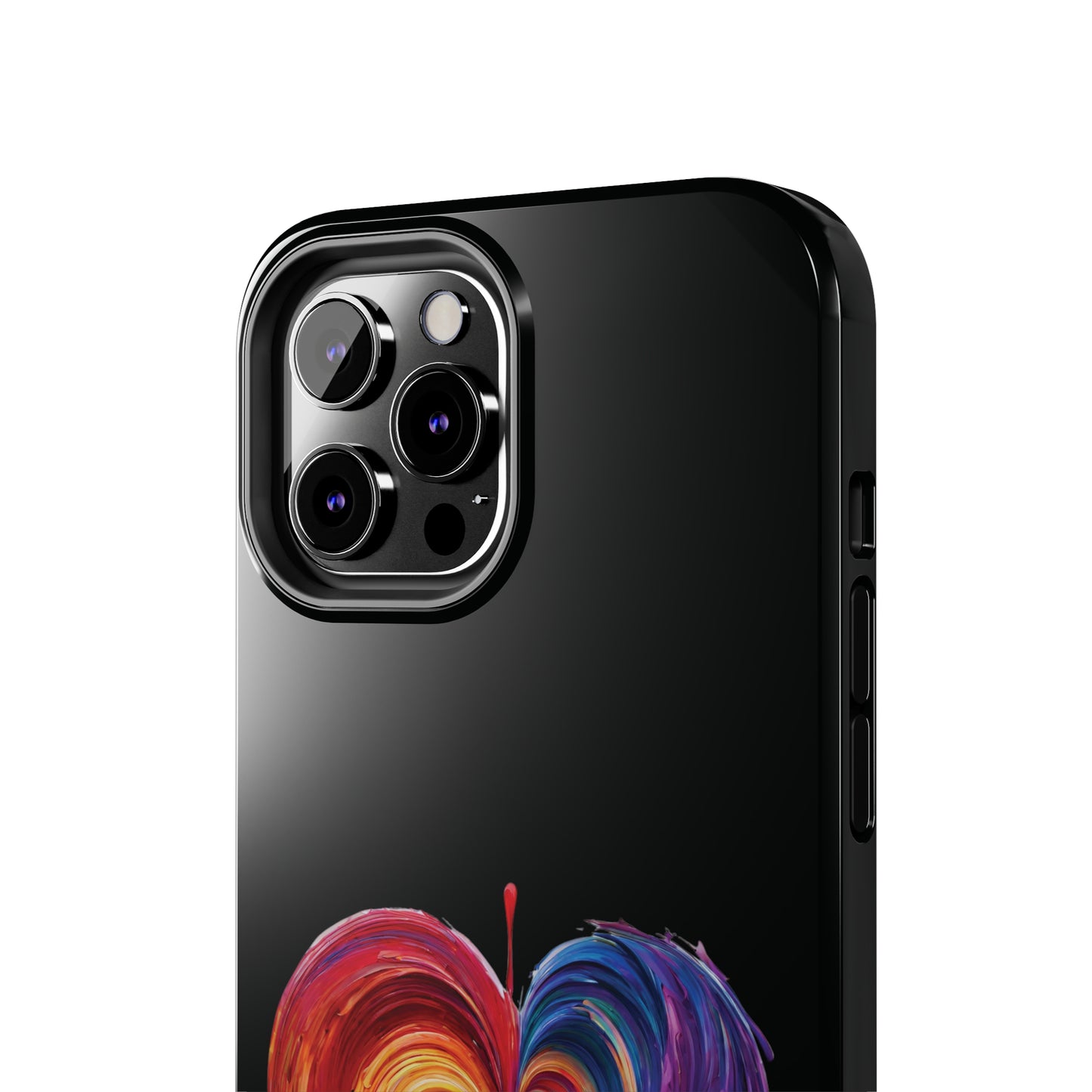 Heart Bleeding Colors Design Tough Phone Cases