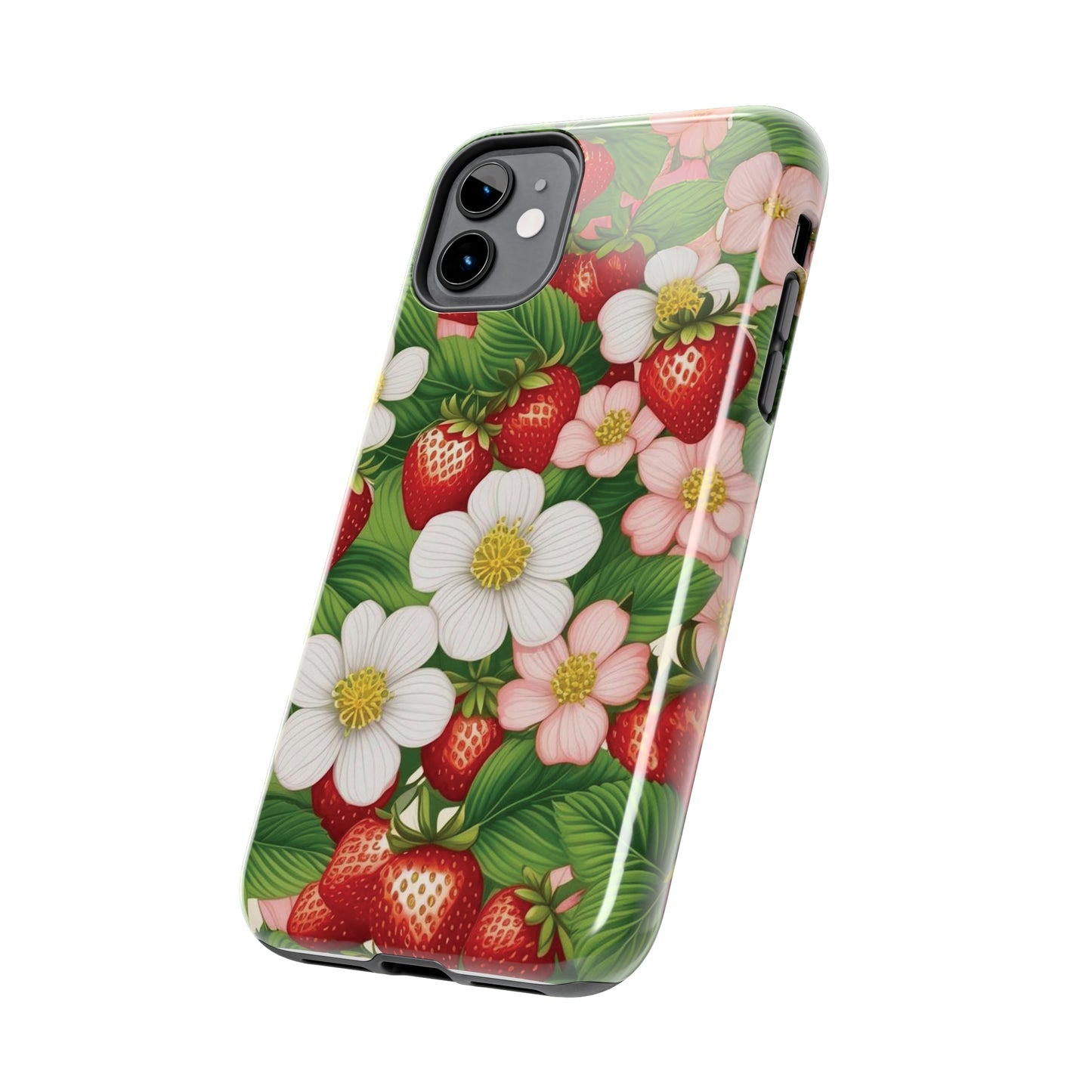 Tough Phone Cases in Strawberry Dreams Pattern