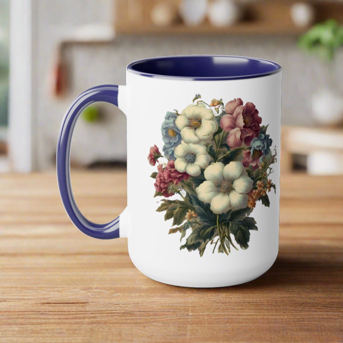 Mother's Love Two-Tone Coffee Mugs, 15oz