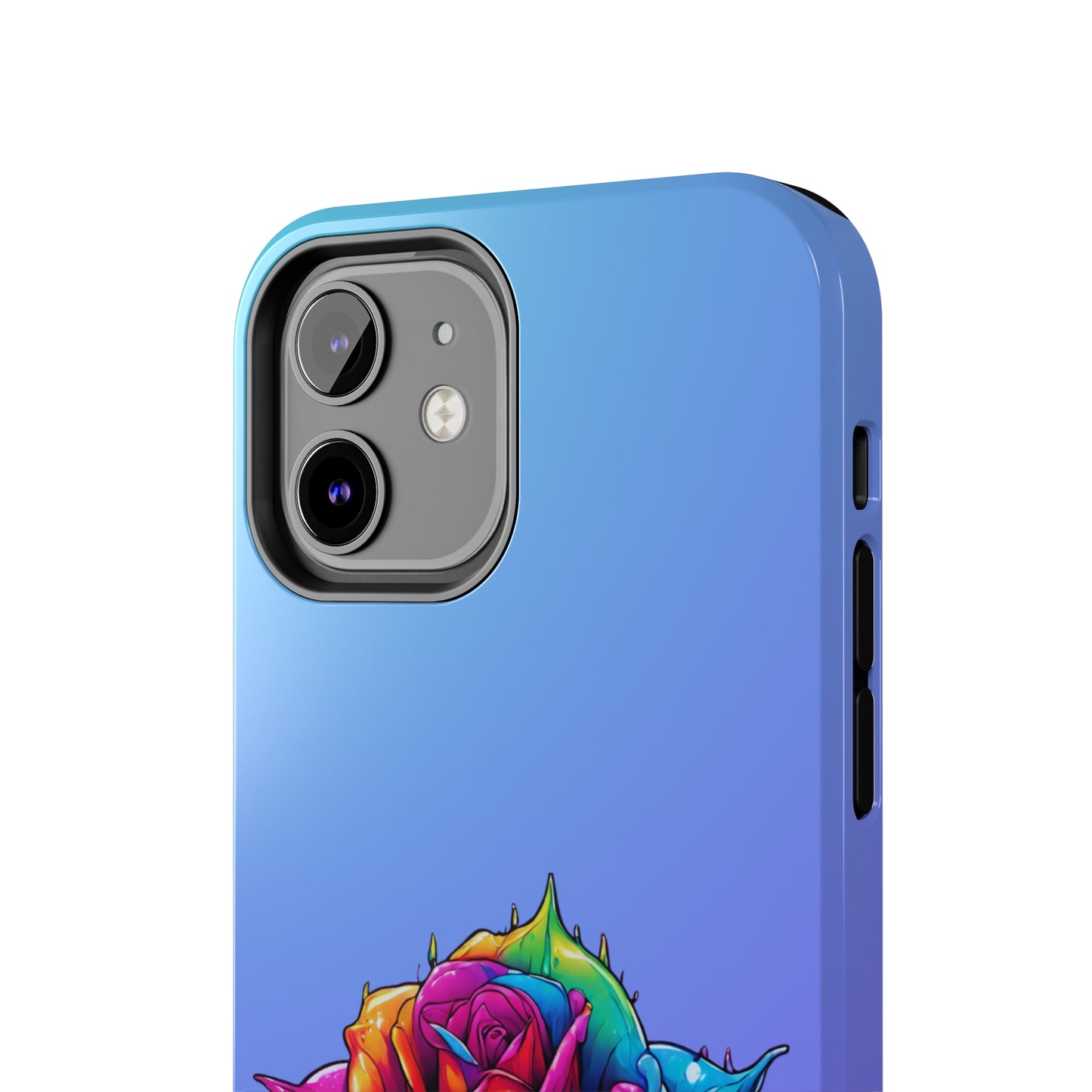 Rose Bleeding Colors Tough Phone Cases