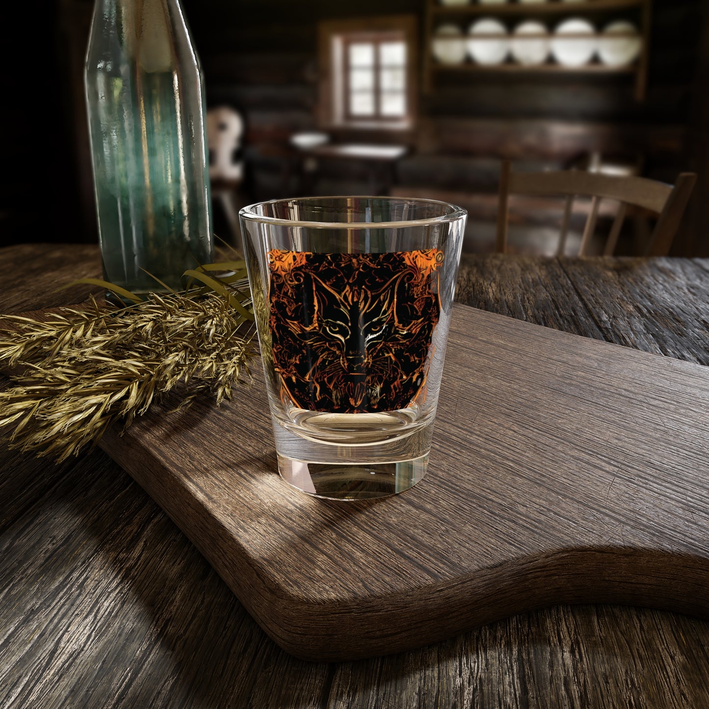 Wolf Shot Glass, 1.5oz