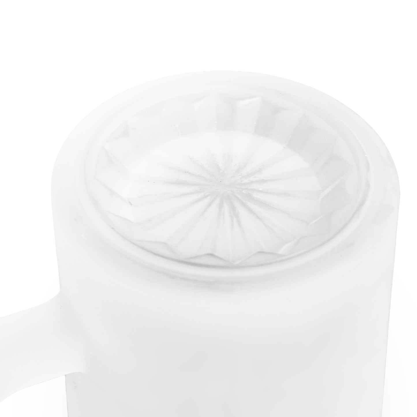 Demon Skull Bleeding Colors Frosted Glass Beer Mug